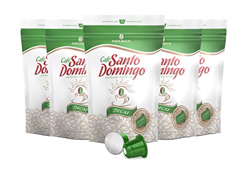 Café Santo Domingo Decaf Capsules 50 Count-Nespresso Original Compatible - image 1