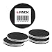 SlipToGrip Large 3" Grippers - 4 Pack - Furniture Non-Slip Round Floor Pads with 3/8" Heavy Duty Felt Core. Patent Pending. (4 Pack)