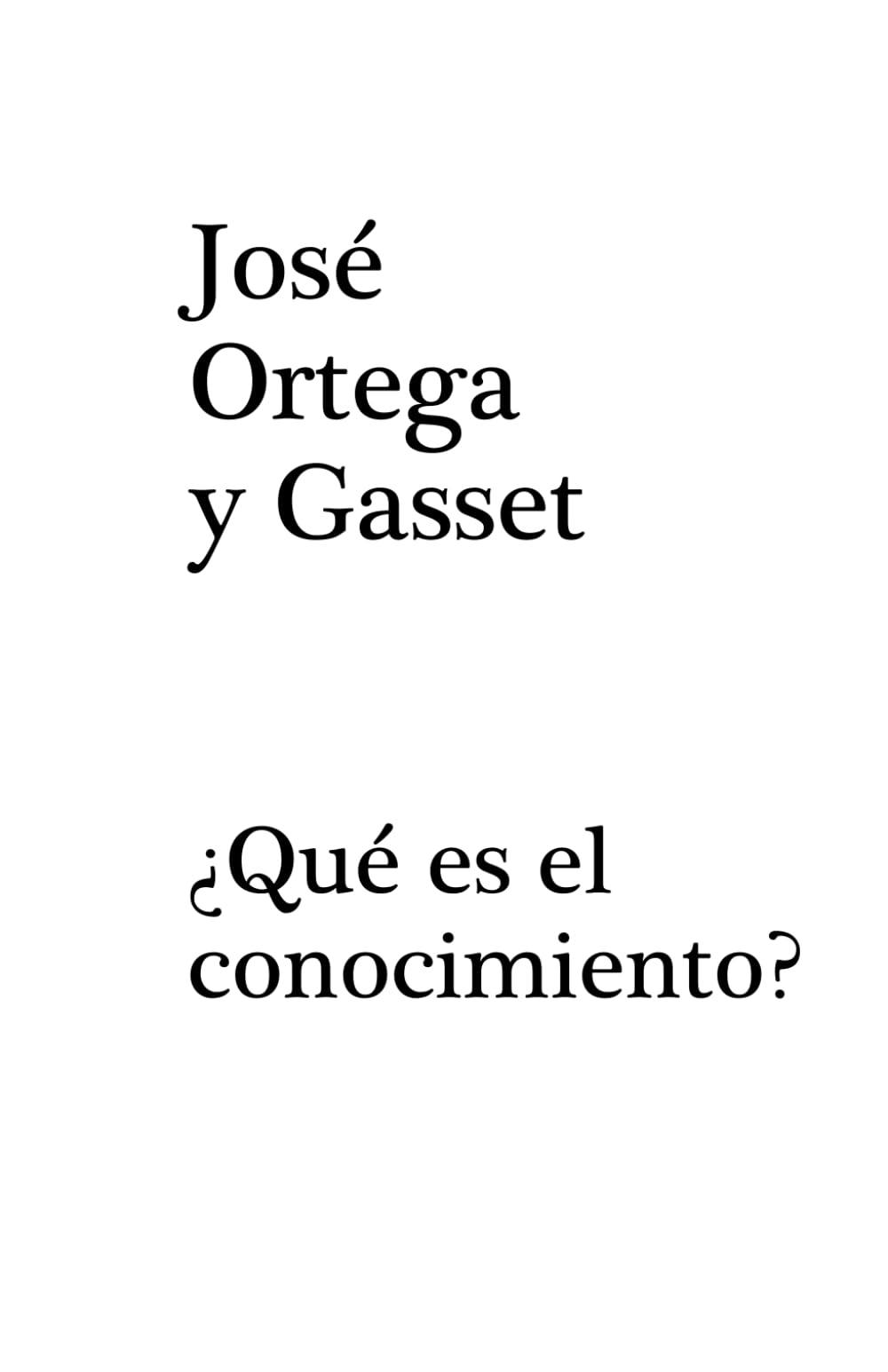 QUÉ ES EL CONOCIMIENTO