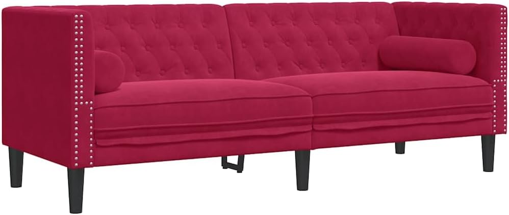 vidaXL Sofá Chesterfield