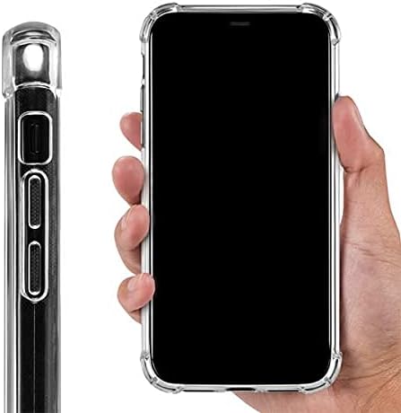 Skinit Clear Phone Case Compatible with iPhone 13 - Officially Licensed NFL New England Patriots Black & White Design