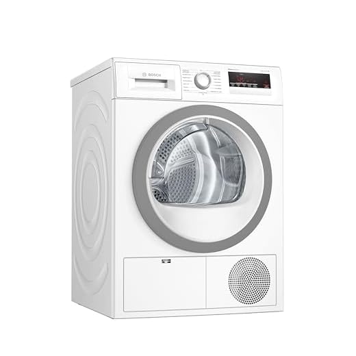 Bosch WTH85VWIN Serie 4 Wärmepumpentrockner für 8 kg Wäsche, 236 kWh pro Jahr, Auto Dry, Anti Vibration-Design, Sensitive Drying-System, Umweltfreundliches Kühlmittel, Weiß