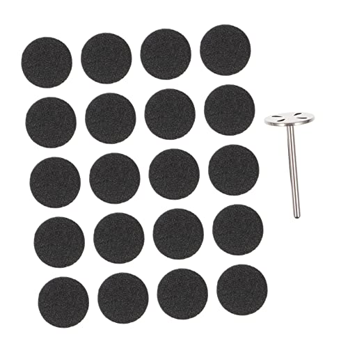 LALADEFIEE 101個入りマニ 研磨スライスサンドペーパー 、 除去用、ネイルアート用電動研磨スライス