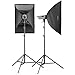 Produktbild Walimex Pro Studioset VE-150 XL Excellence (inkl. 2x Blitz 150Ws, Stative, 2x Softbox 60x90cm)