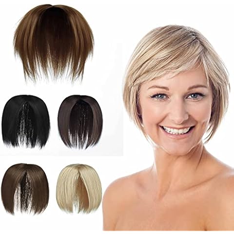 Yamel Hair Toppers for Women Light Brown 2 Clips in Hair Pieces Topper Straight Synthetic Wiglets Hairpieces for Thinning Hair Cover