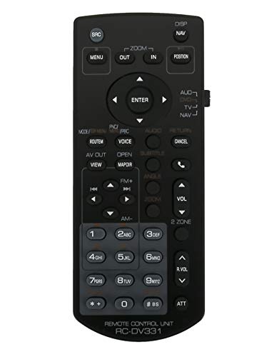 AIDITIYMI RC-DV331 Remote Control Replace for Kenwood Car Receiver GPS Navigation System Monitor DDX719 DDX419 DDX319