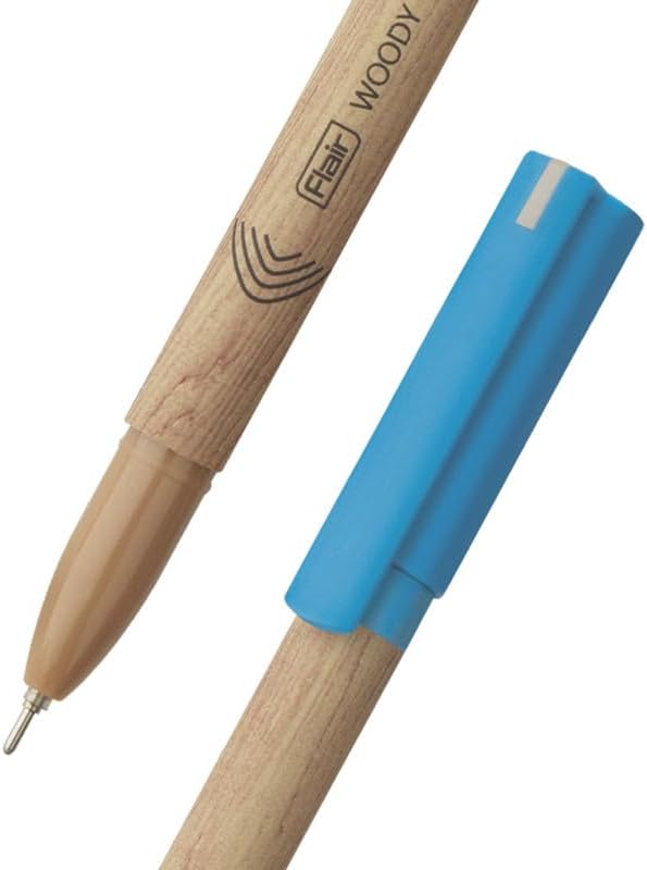 Miniatura 4 de FLAIR Woody - Paquete de caja de bolígrafo de 0.028 in | Atractivo diseño Woody | Sistema de flujo de tinta suave con tinta de baja viscosidad para