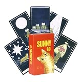 Tarot Deck - Cartas de gato naranja | 78 significados impresos con función de orientación espiritual, meditación de vidas pasadas lectura con predicción futura, herramienta de autodescubrimiento para