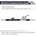 Promrmr Hydraulic Power Steering Rack & Pinion w/Solenoid Assembly Replace 49001JA000 49001JA00B Fit for Nissan Altima 2007-2013 [Excluding Hybrid] Automotive Replacement Gear & Linkage Complete Unit
