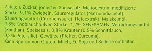 Knorr Salatkrönung Zwiebel Kräuter Dressing (Trockenmischung für klare Salatdressings mit ausgesuchten Kräutern, Gewürzen und Zwiebel) 1er Pack (1 x 1 kg)