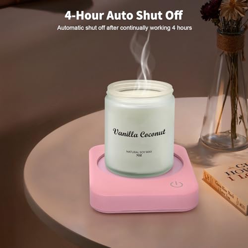 Image of VOBAGA Mug Warmer & Coffee Mug Warmer with 4 Hours Auto Shut-Off, Coffee Warmer Plate for Office Home Desk Use with 3 Temperature Settings, Cup Warmer for Cocoa, Tea, Milk, Water, Coffee Gifts(No Cup)