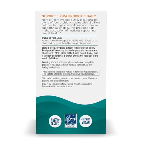 Nordic Naturals Nordic Flora Probiotic Daily, Immune Support - 60 Count - image 6