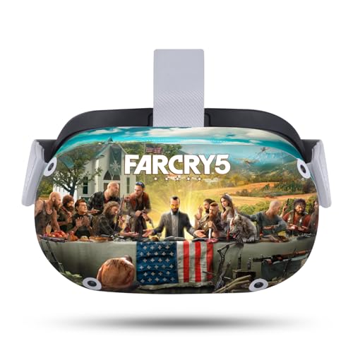 Head Case Designs Officially Licensed Far Cry Sinner Arte Clave Vinyl Sticker Skin Decal Cover Compatible with Meta Quest 2