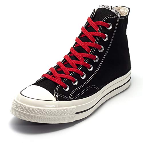 Image of Shoemate Flat Solid Color 5 /16 inch Shoe Laces for Sneakers and Athletic Shoes with 4 Shoelaces Aglets