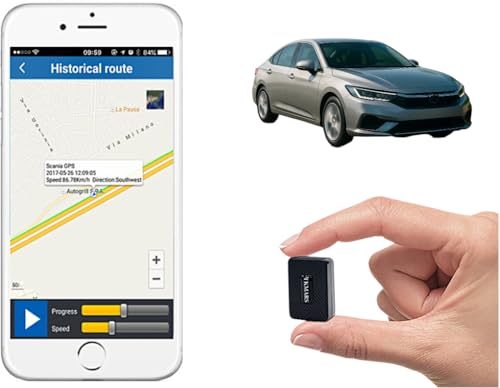 Mini rastreador GPS para vehículos, Bicicletas, niños y Bolsos. Rastreador GPS magnético Resistente al Agua. Seguimiento en Tiempo Real. Aplicaciones para Android e iOS. TK913 4G.