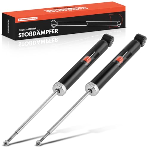 Image of Frankberg 2x Shock Absorber Strut Rear Left Right 570mm Gas pressure Compatible with Clio IV BH Clio IV Grandtour KH Replace# 562101993R,562109815R