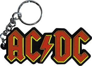 AC/DC LOGO Rubber Keychain