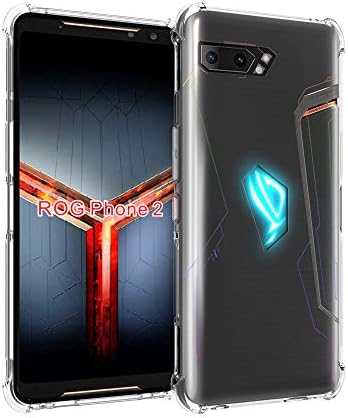Tektide Case Compatible for ROG Phone 2 ZS660KL, [Invisible Armor] Xtreme Slim, Clear, Soft, Lightweight, Shock Absorbing TPU Bumper/Back Cover