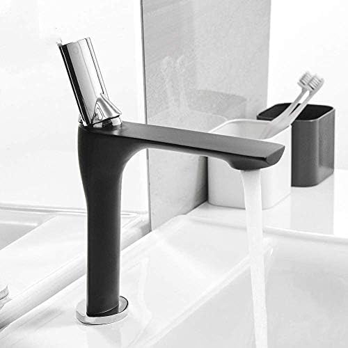 Mitigeur de lavabo monotrou avec commande unique pour eau chaude et froide