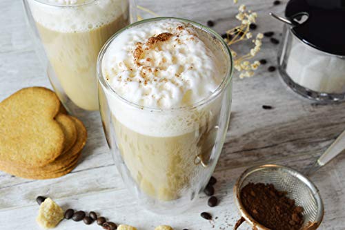 Bicchieri a doppia parete da 450 ml, per latte