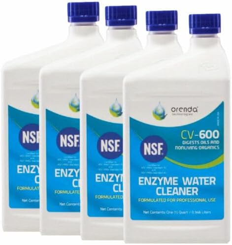 Replacement for Compatible with Orenda Technologies CV-600 Catalytic Enzyme Pool Water Cleaner Concentrate 4PK