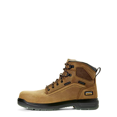 Image of ARIAT Men's Turbo 6 inch Waterproof Carbon Toe Work Boots - Durable Leather Boot