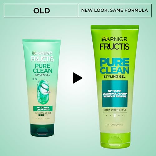 Garnier Fructis Style Pure Clean Styling Gel 6.8 Fl Oz, 1 Count, (Packaging May Vary) - Image 4