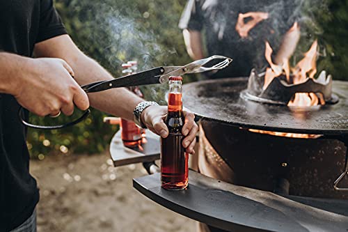 MOESTA-BBQ 10503 Grillzange V-Tong 51 cm – Servierzange mit Holzgriff – Multifunktionale Fleischzange mit Flaschenöffner – Bild 4