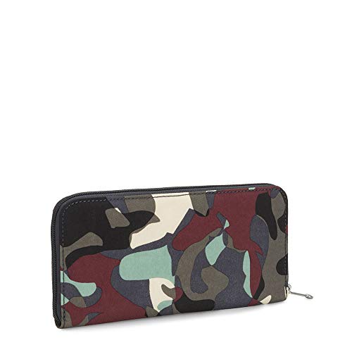 Kipling Carteira para passaporte, multicolorida (camuflada L), 22 centímetros