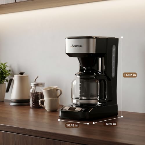 Aromvel 12 Cup Coffee Maker,Large 1.8L Water Tank Drip Coffee Machine - image 7