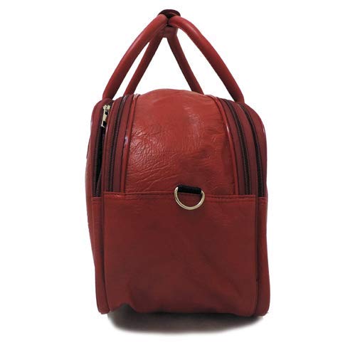 Bolsa Mala De Mão Para Viagem A Bordo De Material Sintético Cor: Vermelho
