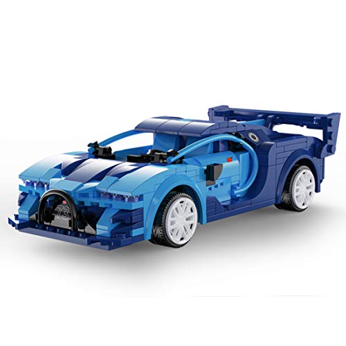 JOYFLY CADA C51073W Technik Klemmbausteine Sportwagen Baustein für Bugatti Veyron, Fernbedienung Renn Sportauto Bauset… – Bild 5