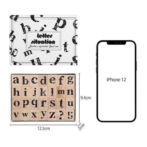 Tampons en bois et caoutchouc Lettre C Dizdkizd scrapbooking carterie DIY