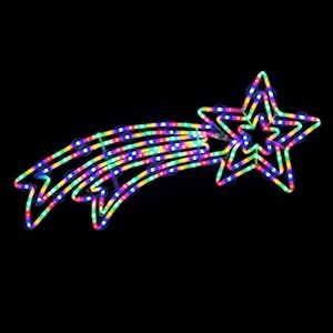 Christow Shooting Star Christmas Light Outdoor Decoration, Energy Efficient LED Rope Light, Flashing Wall Mountable…