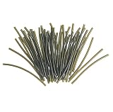 Gummischläuche für Karpfenangeln, Haar-Rigs zum Selbermachen, 48 Stück/Packung (dunkelgrün)