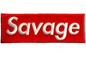 Savage Patch Iron On/Sew On - Fully Embroidered Cool Patch by PatchClub...