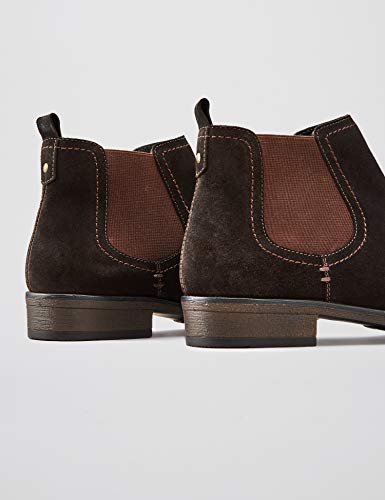 Find. Casual Suede Stivali Chelsea, Marrone