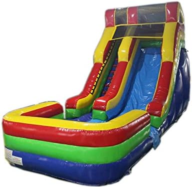 Commercial Grade 17 Foot High Water Slide Bounce House Inflatable