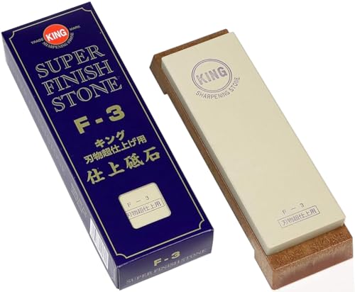 Piedra de afilar japonesa King acabado piedra F-3 grano #4000 con soporte afilado cuchillo herramienta