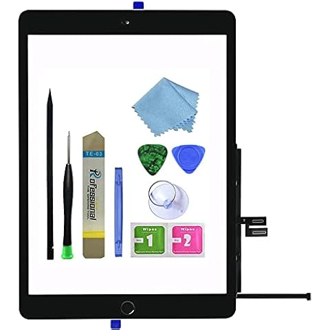 Zentop for iPad 9 2021 9th Generation Touch Screen Digitizer Replacement A2602 A2603 A2604 A2605 with Home Button,Camera Bracket,Pre-Installed Adhesive,Tool Repair Kit Cover