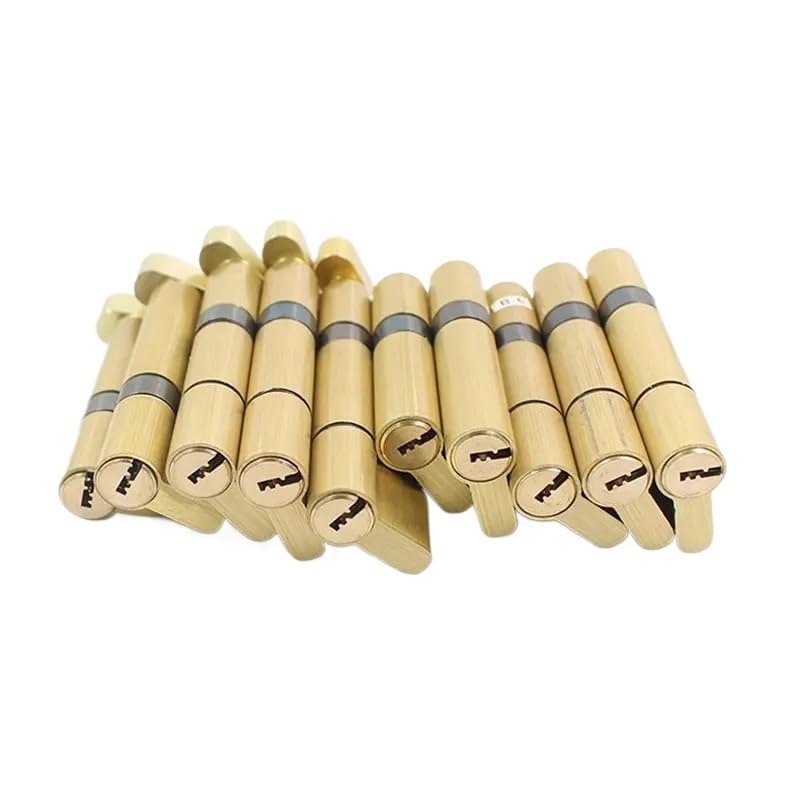 Cilindro per serratura, Serratura A Cilindro In Ottone Con 3 Chiavi Altezza 32mm Misure Multiple for Porte A Eccentrico(50x35t)
