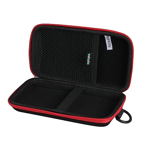 Hard Travel Case for Ekrist/LanLuk Portable Charger Power Bank 25800mAh (Black + Red Zipper) - Image 4