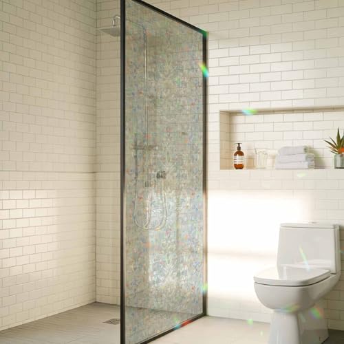 Película de privacidad para ventana color crema 17.7x78.7 pulgadas miniatura 6