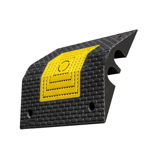 Rampe de protection de câble à 2 canaux réfléchissante pour garage