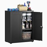 [Facile à assembler] : L'armoire de rangement pour le garage est une structure démontable. Lorsque vous la recevez, vous devez l'assembler. L'emballage est accompagné d'instructions de montage détaillées, faciles à assembler