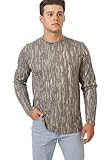 Realtree Faded Camo Jersey Knit Tri-Blend Ultra Soft Crew Neck Shirt - Limited Edition (US, Alpha, X-Large, Regular, Regular, Original | Long Sleeve)