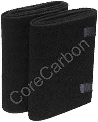 Miniatura 2 de Paquete de 2 prefiltros de ajuste exacto diseñados para adaptarse a Honeywell 20500 o dos filtros de repuesto redondos HRF-D1 (etiquetados "D")