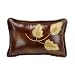 HiEnd Accents Highland Lodge Embroidery Leaf Pillow, 12x19