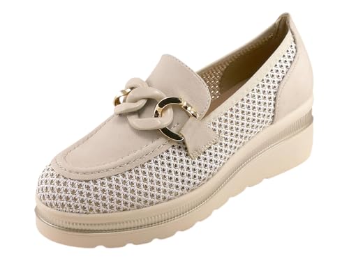 Cinzia Soft CI1109 001 - Mocassini Zeppa Media in Ecopelle