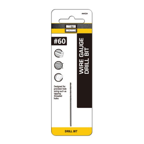 #60 Black Oxide Wire Gauge Drill Bit – 1 & 5/8 Inch Precision
